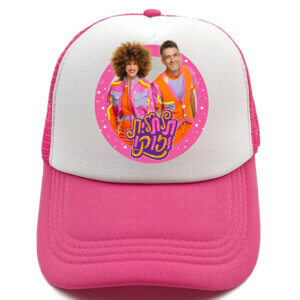 כובע תלתלית וזוקו ורוד